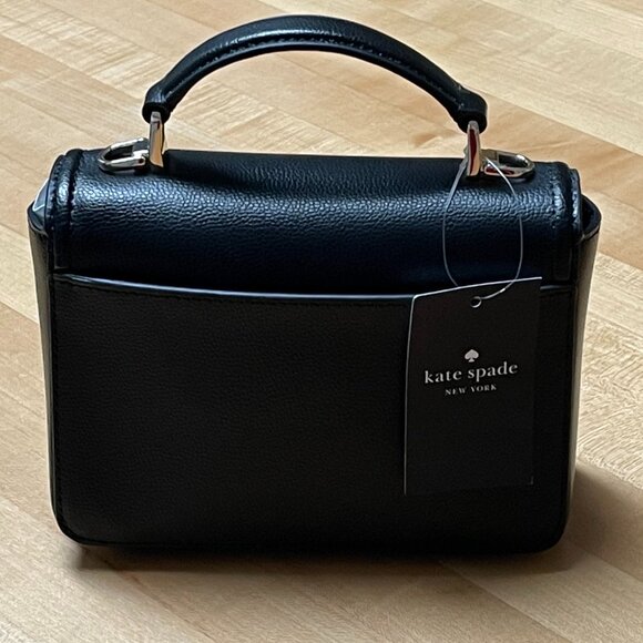 Kate Spade Mini Black Pebble Leather Purse NWT - Picture 2 of 5